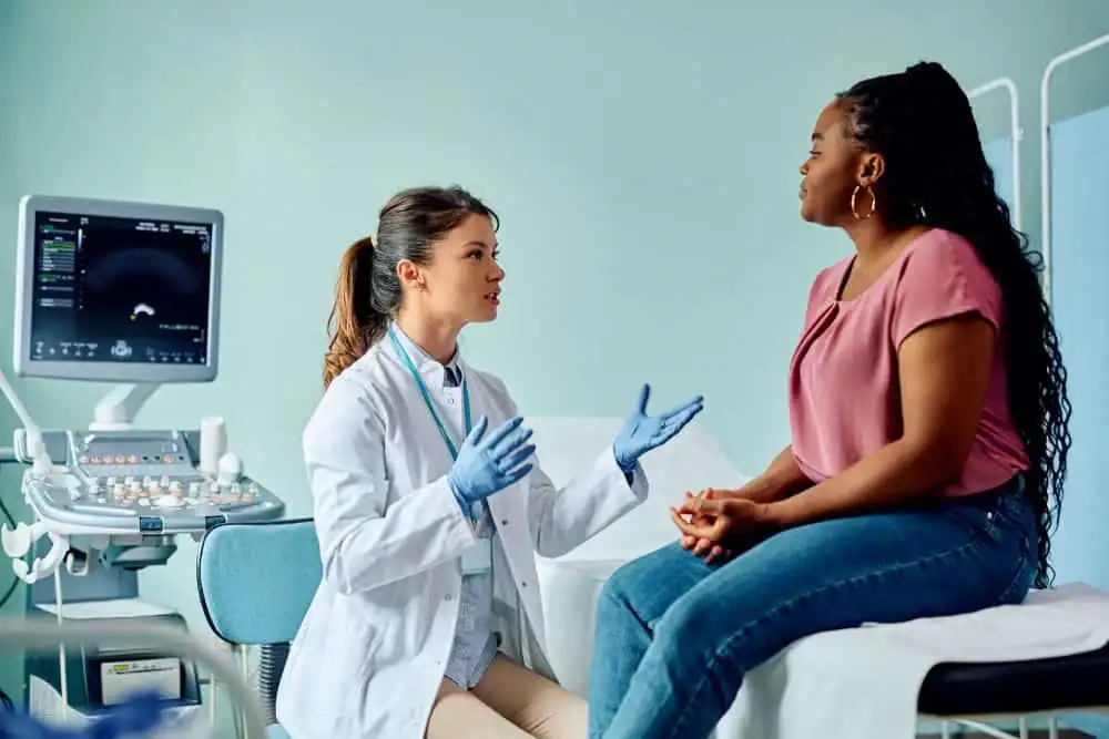 Rejuvenating Intimacy: Exploring Surgical Solutions for Vaginal Laxity 1 Woman have consultation about vaginal laxity East Bridgford